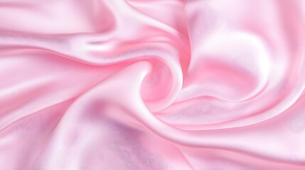 Obraz premium A pink fabric with a swirl pattern