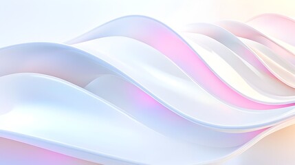 A white wave with pink and purple colors