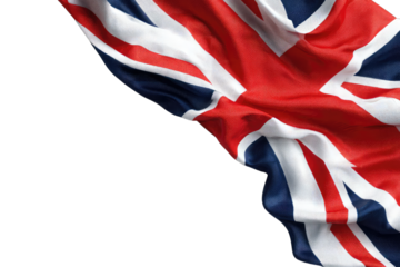 Close-up of a waving Union Jack