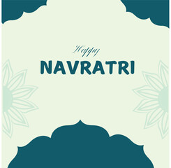 Happy Navratri Celebration Festive Greeting
