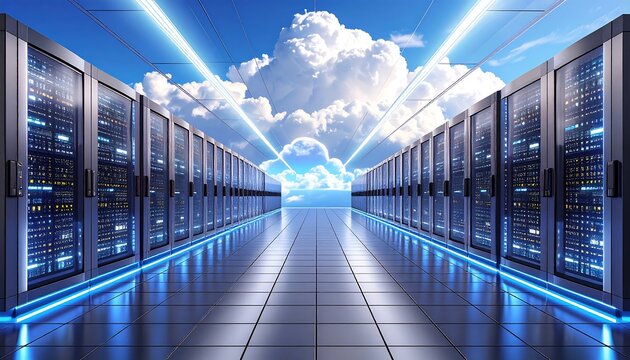 Server Room/Cloud Computing/Data Center