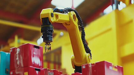 Robotic Arm Operating in a Warehouse Environment