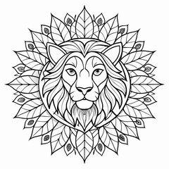 lion head tattoo
