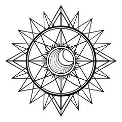 sun and moon