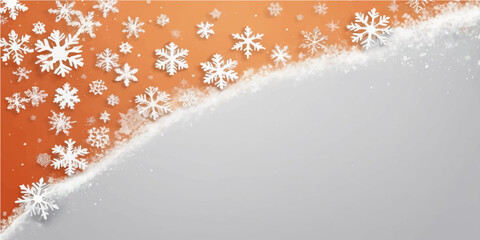 A magical Christmas winter wonderland with glowing stars, snowflakes, and festive decorations adorning a snow-covered tree