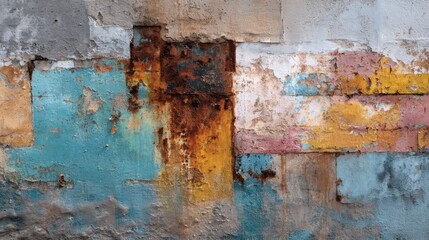 weathered wall texture paint rust