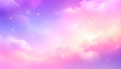 Fototapeta premium soft cloud sky abstract pastel colorful gradient spiritual healing background