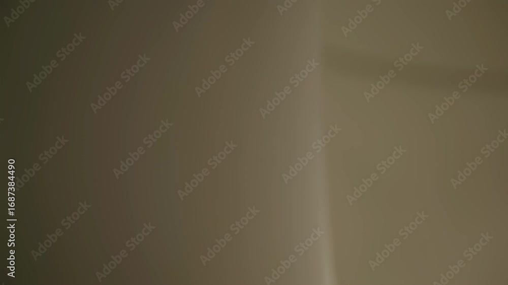 Poster architectural closeup of curved wall with continuous fullwall skim coat plaster finish emphasizing f