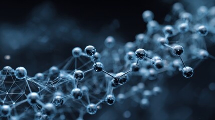 molecular structure abstract art