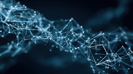 glowing nodes complex network design