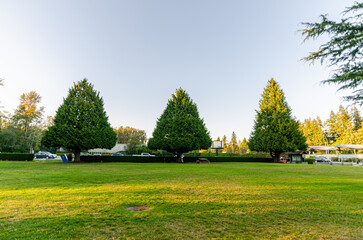 Peace Arch Park in Surrey, BC, Canada