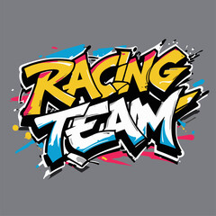 racing team logo vector
