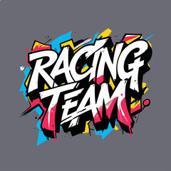 racing team logo vector