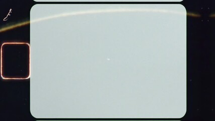 Super 8 film frame showing empty space for text or image - Powered by Adobe