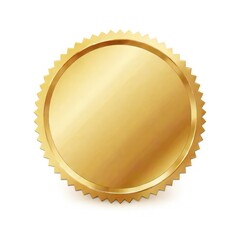 gold medal isolated on white