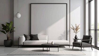 Modern living room interior design