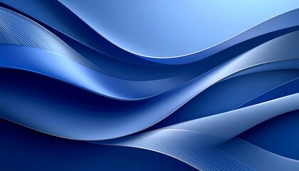 Abstract blue waves background