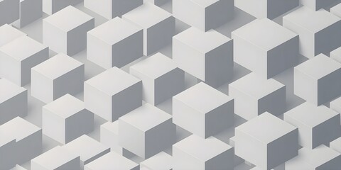 Crystal Seamless Geometric Pattern Spectacular Isometric Abstract Design