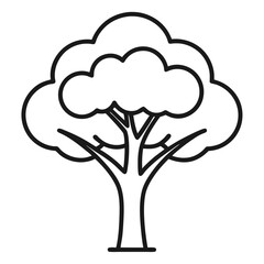 eucalyptus tree outline icon