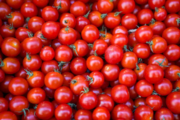 Red tomatoes background