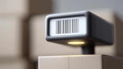 Digital barcode scanner twin technology enhances package tracking and inventory management with precise and efficient solutions warehouse environments