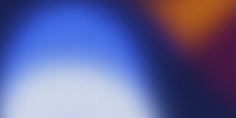 Soft Gradient with Blue White and Orange Tones abstract
