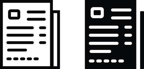 Financial Report Document Icon