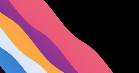 Colorful wavy transition elements pack for coporate office meetings, ppt. Presentation video transition slow element waves moving. Paper satin cloth moving, creative. Abstract shiny curvy swirls.