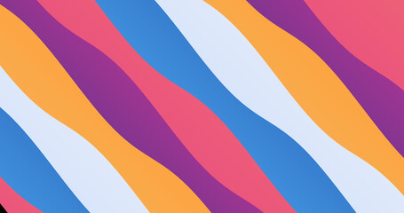 Obraz premium Colorful wavy transition elements pack for coporate office meetings, ppt. Presentation video transition slow element waves moving. Paper satin cloth moving, creative. Abstract shiny curvy swirls.