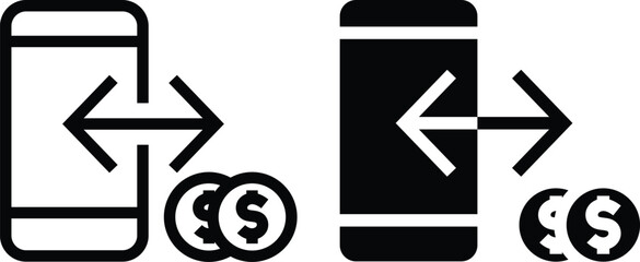 Mobile Payment Transfer Icon