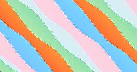 Colorful wavy transition elements pack for coporate office meetings, ppt. Presentation video transition slow element waves moving. Paper satin cloth moving, creative. Abstract shiny curvy swirls.