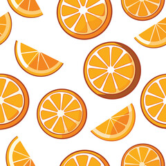Vibrant abstract orange design with colorful accents and text elements