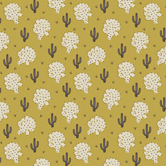 Desert chic seamless vector pattern