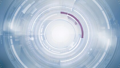 futuristic digital data circle with glowing blue and purple elements for technology, innovation, and virtual reality backgrounds