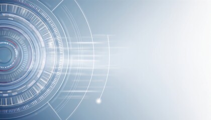 futuristic digital data circle with glowing blue and purple elements for technology, innovation, and virtual reality backgrounds