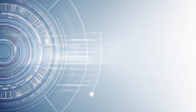 futuristic digital data circle with glowing blue and purple elements for technology, innovation, and virtual reality backgrounds - Powered by Adobe