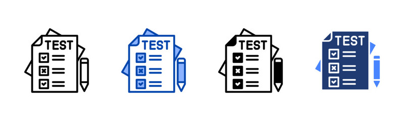 Testing icon set multiple style collection
