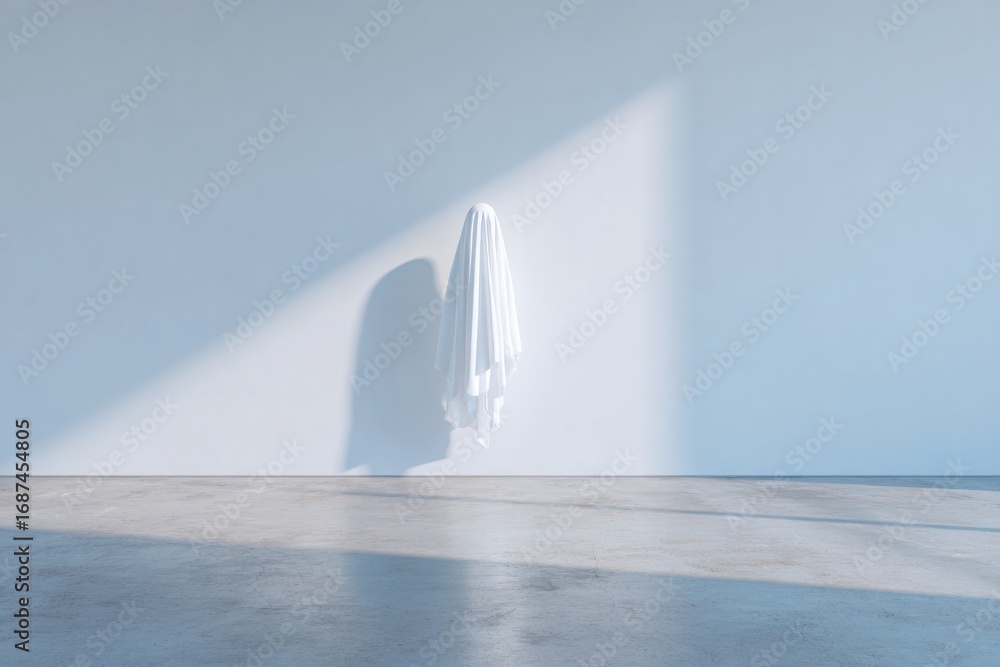 Poster Soft light casts unique shadows, creating an ethereal atmosphere