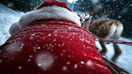 Santa's Sleigh Ride A Snowy Christmas Eve Adventure