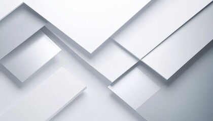 Abstract geometric design overlapping shapes