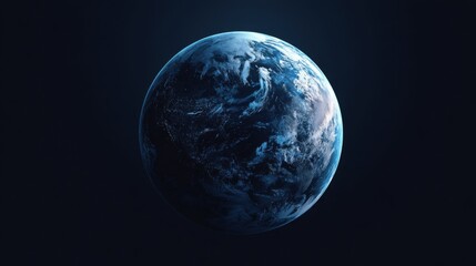Fototapeta premium blue planet earth space view