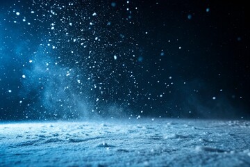 dark background with snow particles