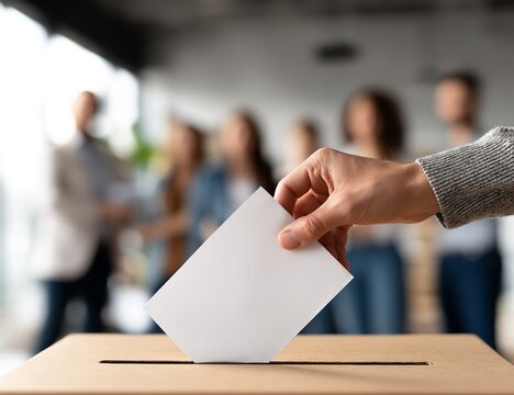 Ground-Level Perspective of Individual Voting with Social Media Profile Card and Distant Onlookers