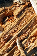 dry tree. old dry tree crumbled into many pieces in the wild