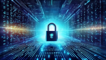 digital lock safeguarding binary code data stream