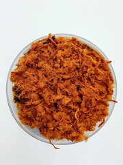 Detailed Shot of Crispy Indonesian Beef Floss