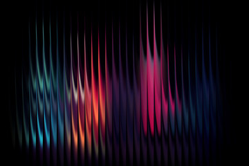 Abstract glowing neon pink blue background with vertical striped overlay, futuristic artistic wallpaper design with luminous blurred radiant illumination