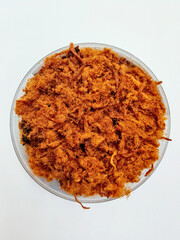 Focus on the Detail of Indonesian Shredded Meat