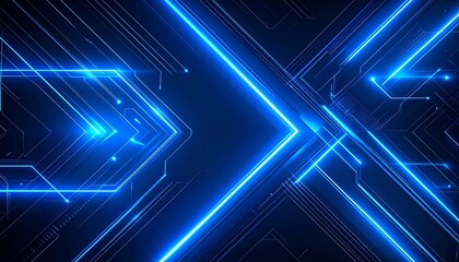 Abstract blue light circuit design