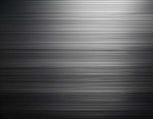 Fototapeta premium brushed metal texture with horizontal lines metallic surface appearance on a neutral gradient background concept of industrial and modern design ai generative